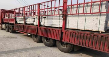 宿州 白麻荔枝面外墙干挂，工厂装车日常