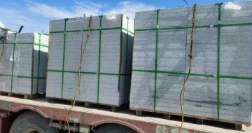 宿州 芝麻白花岗岩地铺石装车日常