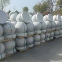 宿州 白麻花岗岩石材圆球，石球，挡车球，隔离球，景观石球，风水球等