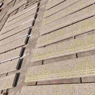 宿州 黄金麻花岗岩光面楼梯踏步