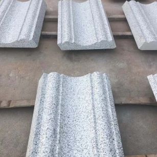 宿州 白麻花岗岩光面别墅线条