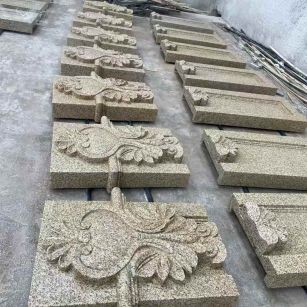宿州 黄金麻花岗岩别墅外墙雕刻板