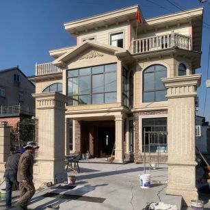 宿州 黄金麻花岗岩荔枝面别墅外墙干挂私家专属