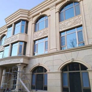 宿州 黄金麻花岗岩别墅外墙干挂