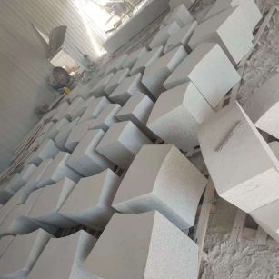 宿州 白麻花岗岩异形坐凳