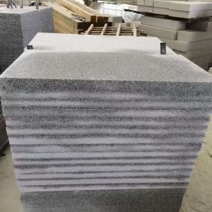 宿州 芝麻白5公分火烧地铺成品，900*400，规格可定制