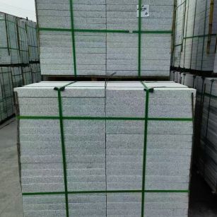 宿州 芝麻白火烧，园林广场市政工程地铺石，1.8~5.0厚均有现货