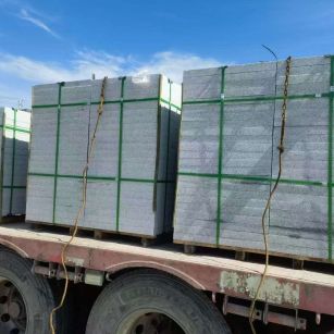 宿州 芝麻白花岗岩地铺石装车日常