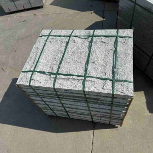 宿州 白麻花岗岩石材自然面蘑菇石成品