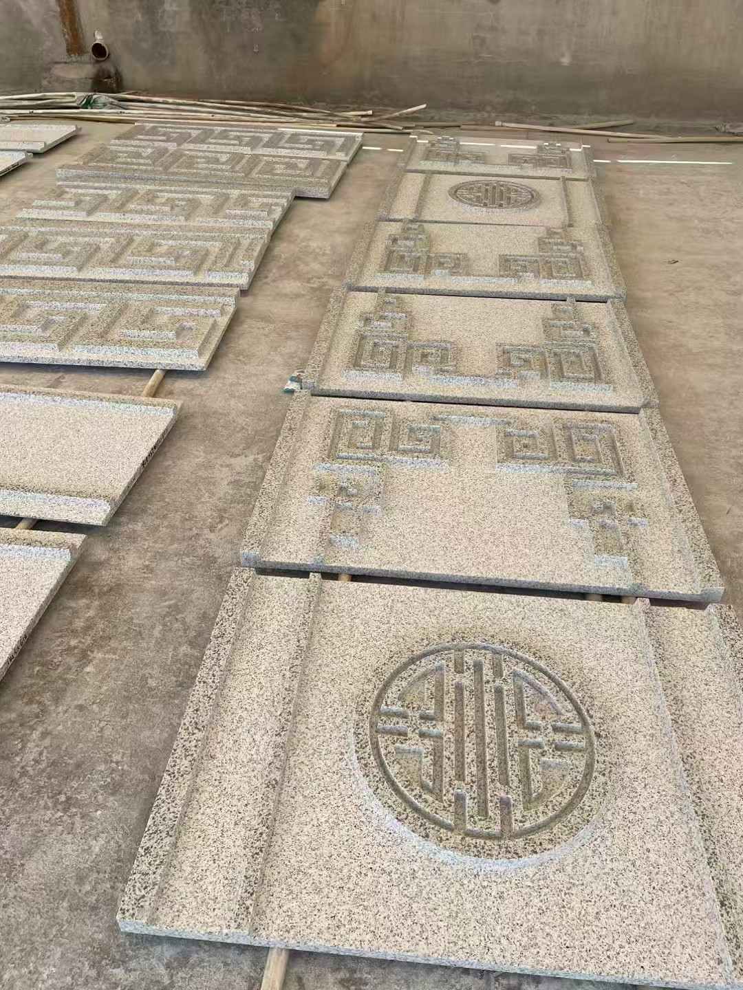 宿州 白麻花岗岩外墙立面雕刻板