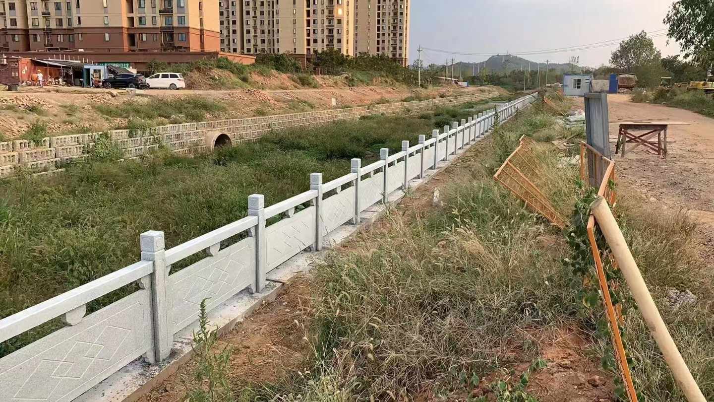 宿州 白麻河道栏杆效果展示图