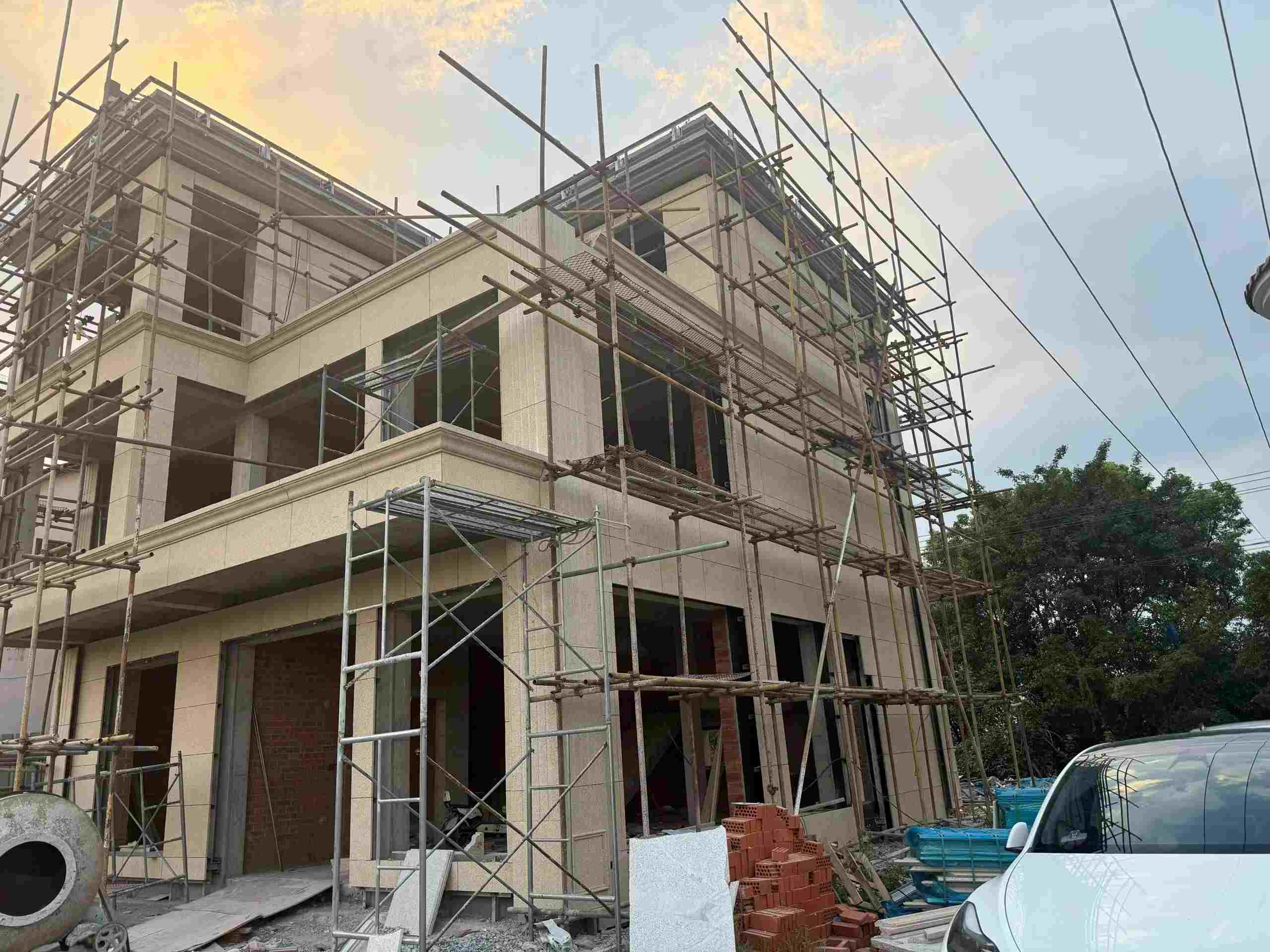 宿州 黄金麻荔枝面花岗岩外墙干挂