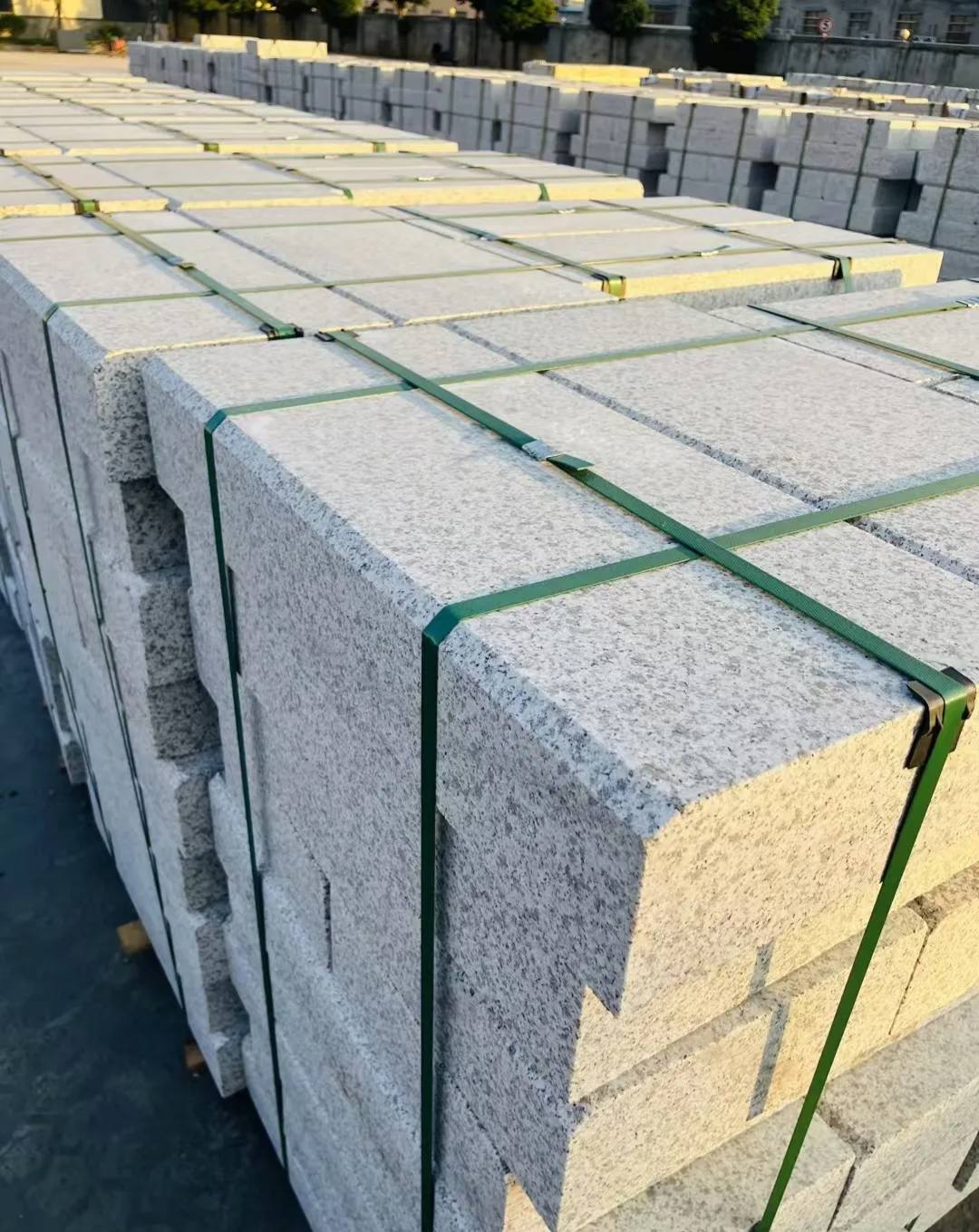 宿州 白麻花岗岩路沿石，马路牙子，路缘石，平石，立缘石等