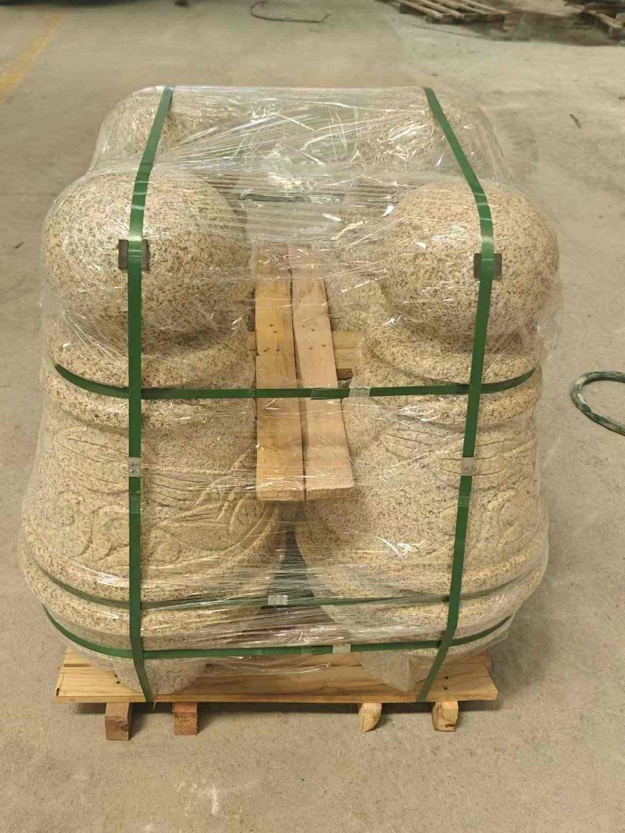 宿州 黄金麻异形定制雕花——棒棒糖挡车柱