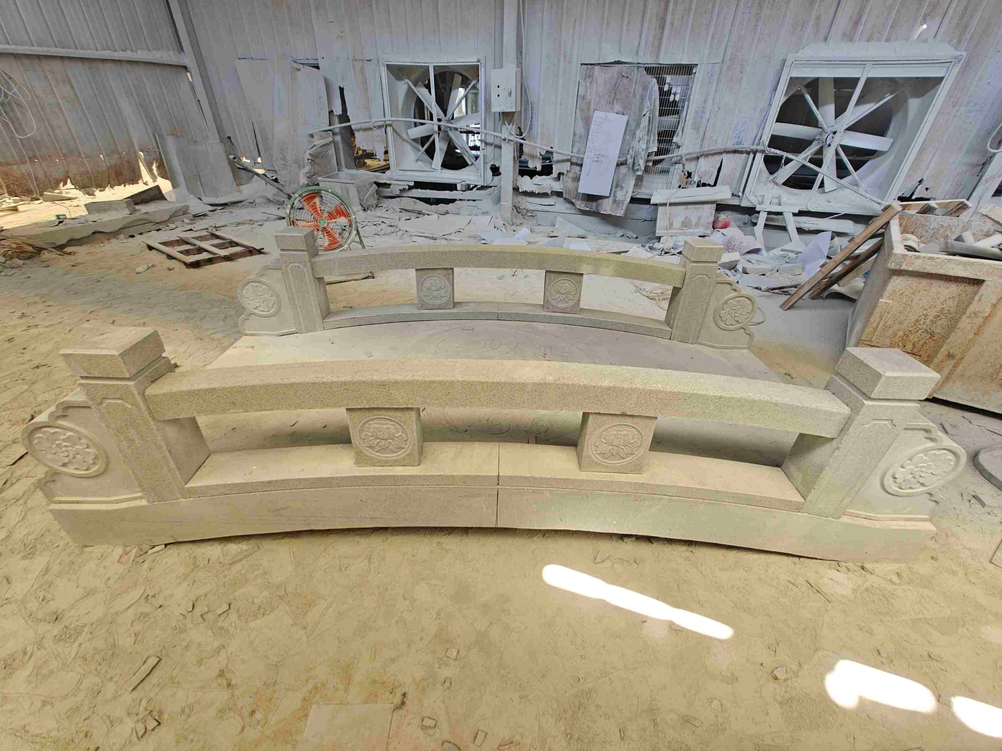 宿州 芝麻灰花岗岩异形加工-拱桥，石桥