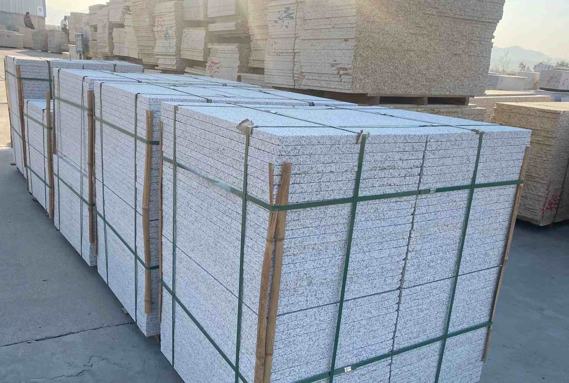 宿州 白麻花岗岩荔枝面地铺石