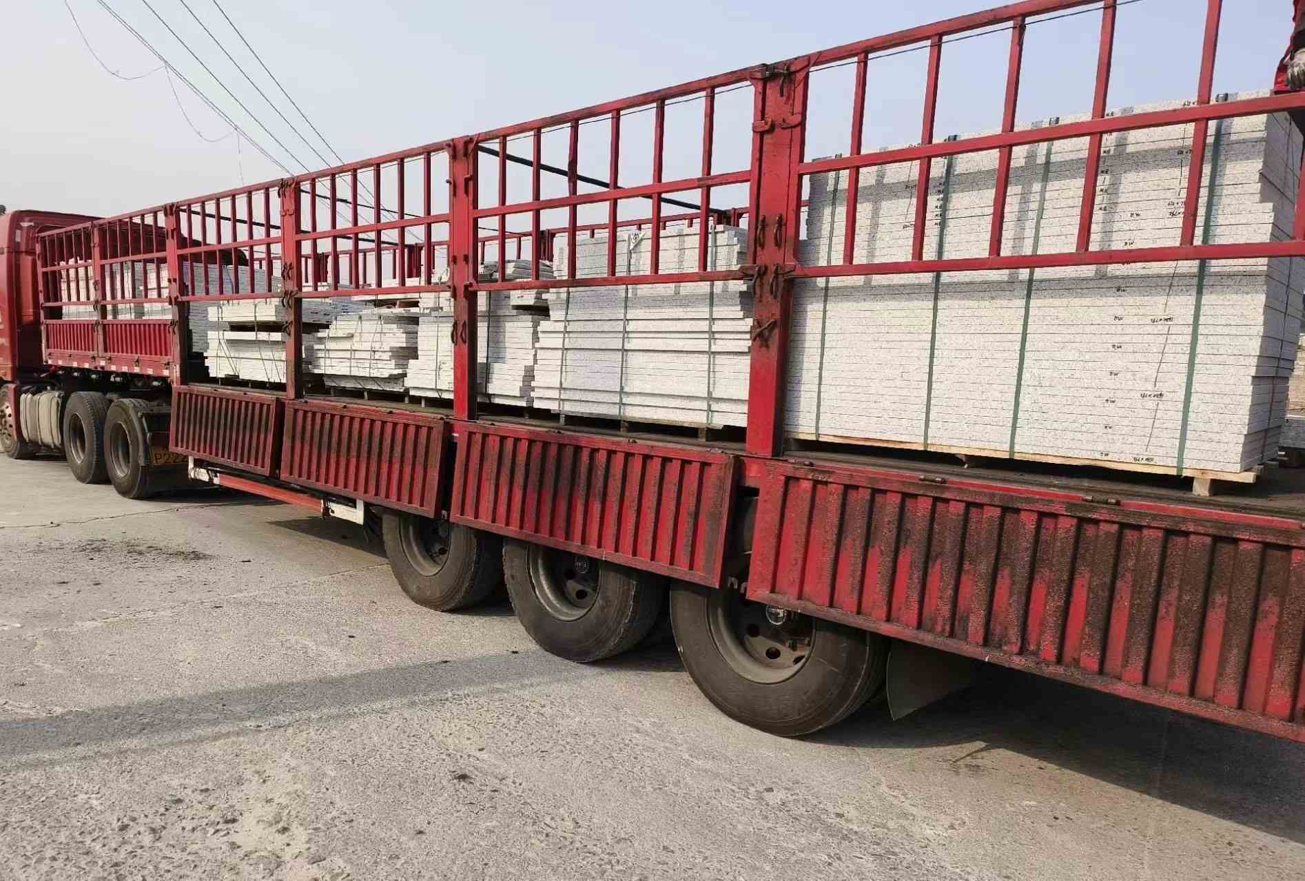 宿州 白麻荔枝面外墙干挂，工厂装车日常