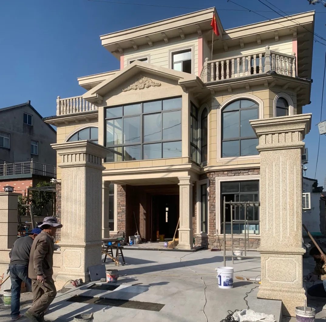 宿州 黄金麻花岗岩荔枝面别墅外墙干挂私家专属