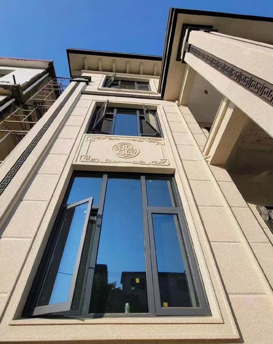 宿州 黄金麻荔枝面别墅外墙干挂效果展示