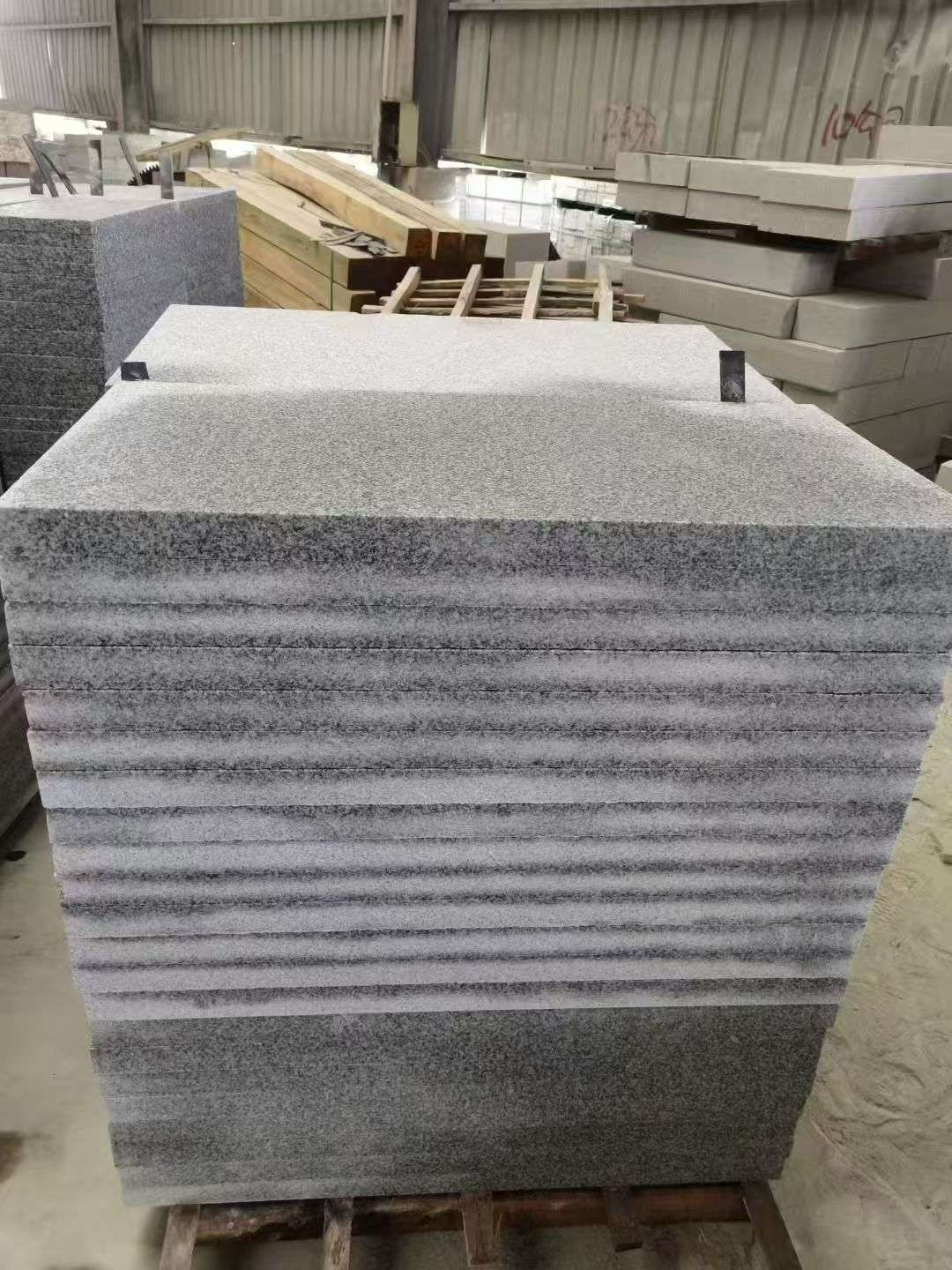 宿州 芝麻白5公分火烧地铺成品，900*400，规格可定制